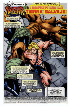 Extrait de Ka-Zar (Forum/Planeta DeAgostini - 1998) -20- ¡Todo llega... ... a su fin!