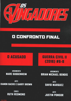 Extrait de Vingadores (Goody - Série I) -9- Guerra Civil II - Confronto final
