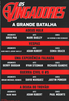 Extrait de Vingadores (Goody - Série I) -8- Guerra Civil II - A grande batalha