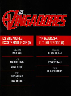 Extrait de Vingadores (Goody - Série I) -1- Os sete magníficos I - Futuro perdido I