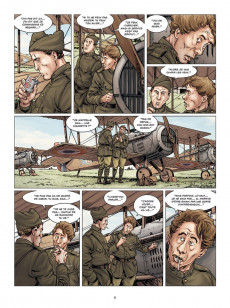 Extrait de 14-18 (Corbeyran/Le Roux) -9a2018- Sur la terre comme au ciel (juillet 1918)