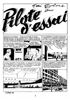 Extrait de Toni Cyclone (Artima) -17- Pilote d'essai