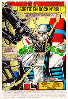 Extrait de Les transformers (Éditions Héritage) -14- Sortie en rock n'roll!