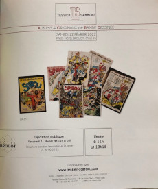 Extrait de (Catalogues) Ventes aux enchères - Tessier, Sarrou & Associés - Tessier, Sarrou & Associés - Albums et Originaux de Bande dessinée - 12 Février 2022 - Paris Hotel Drouot