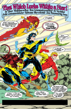 Extrait de The new Titans (1988)  -90- [Total Chaos, Part 2 of 9]: That Which Lurks Within a Star