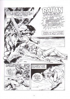 Extrait de Rahan (Intégrale - Soleil) (N&B) -INT3- Volume 3