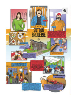Extrait de Bière Dessinée -3- Le guide BD des microbrasseries des Cantons-de-l'Est