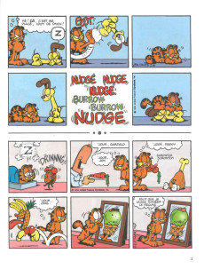 Extrait de Garfield (Dargaud) -29b2002- En roue libre