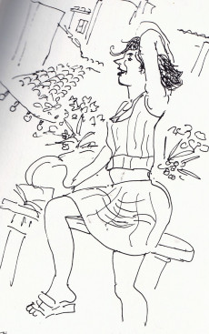 Extrait de (AUT) Wolinski -1990- Arles, croquis, danse!