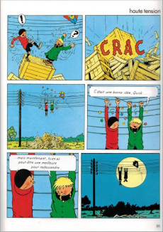 Extrait de Quick & Flupke -4 - (Casterman, nouvelle édition) -1a1991- Haute tension