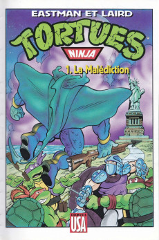 Extrait de Tortues ninja (France Loisirs) -1- La Malédition / Les Sauvages