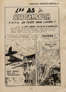 Extrait de Les rois de l'exploit-Spécial (Aventures et Voyages) -9- Les As de Sludgemouth - Y-a t'il un pilote dans l'avion... ?