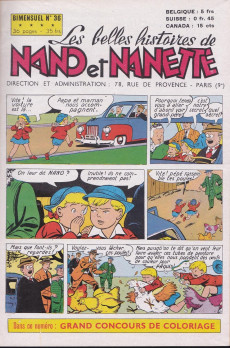 Extrait de (Recueil) Nano et Nanette (Le Journal de) -7- Album N°7 (du n°36 au n°41)