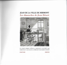 Extrait de (AUT) Cailleaux -2022- Les dimanches de Jean Dézert
