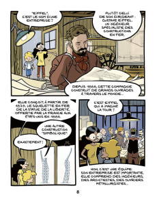 Extrait de Le fil de l'Histoire raconté par Ariane & Nino -30- La tour Eiffel (Une géante de fer)