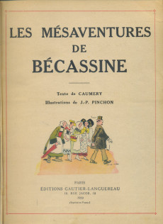 Extrait de Bécassine -241950- Les mésaventures de Bécassine