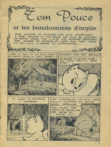 Extrait de Tom Pouce (Del Duca) -9- Tom Pouce et les bonhommes d'argile