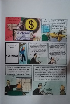 Extrait de Tintin - Pastiches, parodies & pirates - Tintin et les intermittents