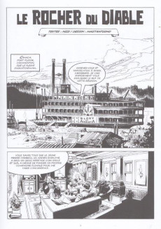 Extrait de Tex (Une aventure de) (Black and White) -6- L'Odyssée du Belle Star