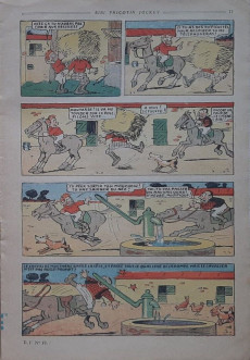 Extrait de Bibi Fricotin (2e Série - SPE) (Après-Guerre) -19b- Bibi Fricotin jockey