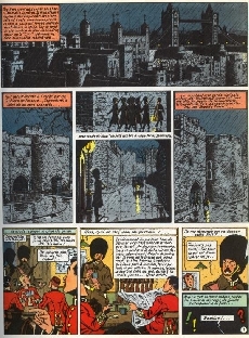 Extrait de Blake et Mortimer (Les aventures de) (Historique) -5f1982'- La Marque Jaune