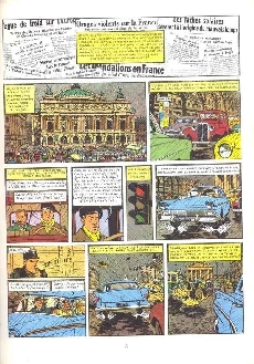 Extrait de Blake et Mortimer (Les aventures de) (Historique) -7d1980- S.O.S. Météores - Mortimer à Paris
