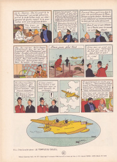 Extrait de Tintin (Historique) -13B23bis- Les 7 boules de cristal