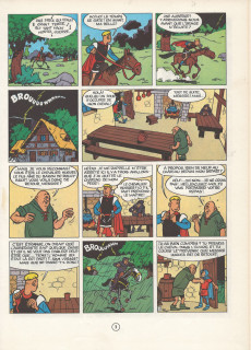 Extrait de Johan et Pirlouit -2c1984- Le maitre de Roucybeuf
