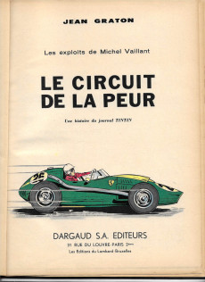 Extrait de Michel Vaillant -3'- Le circuit de la peur