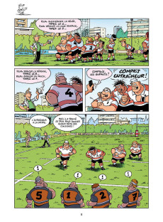 Extrait de Les rugbymen -22- Dans le premier quart d'heure, on joue 20 minutes à fond !