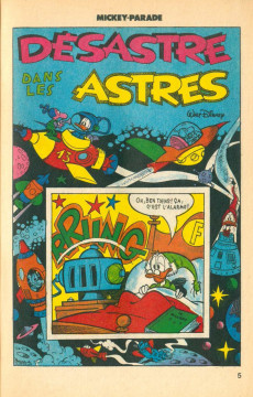 Extrait de Mickey Parade -105- Désastre dans les astres