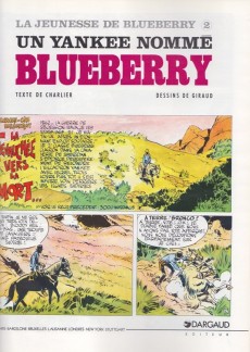 Extrait de Blueberry (La Jeunesse de) -2d1995- Un yankee nommé Blueberry