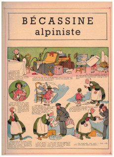 Extrait de Bécassine -10a1948- Bécassine alpiniste