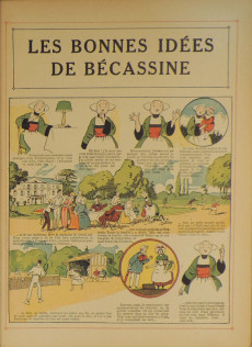 Extrait de Bécassine -11b1949- Les bonnes idées de Bécassine