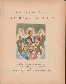 Extrait de (AUT) Sabran -1949- Les bons enfants