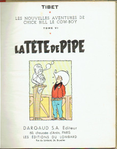 Extrait de Chick Bill (collection du Lombard) -6''- La tête de pipe