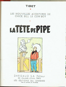 Extrait de Chick Bill (collection du Lombard) -6'''- La tête de pipe