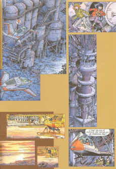 Extrait de Yoko Tsuno -24TL- Le septième code - Esquisses d'une œuvre