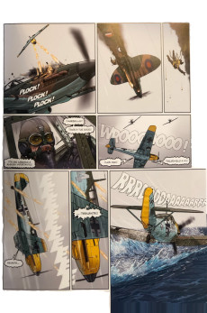 Extrait de Historias de la guerra -3- Hans-Joachim Marseille: La Estrella de África