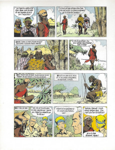 Extrait de Safari (Vandersteen) -13- Le village tranquille