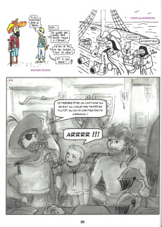 Extrait de Tintin - Pastiches, parodies & pirates -2020- Tintinktober 2020