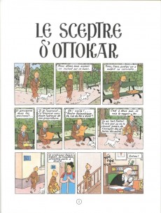 Extrait de Tintin (Fac-similé couleurs) -8- Le sceptre d'Ottokar