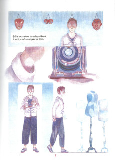 Extrait de Concours universitaire national de la bande dessinée -2023- Métamorphose