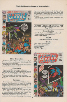 Extrait de Official Justice League of America Index (1986) -3- Issue #3