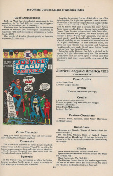 Extrait de Official Justice League of America Index (1986) -4- Issue #4