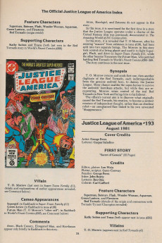 Extrait de Official Justice League of America Index (1986) -6- Issue #6