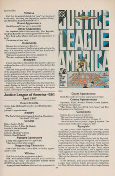 Extrait de Official Justice League of America Index (1986) -8- Issue #8