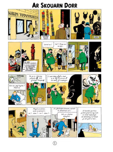 Extrait de Tintin (en langues régionales) -6a- Ar skouarn dorr