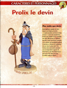 Extrait de Astérix (Collection Atlas - Statuettes) -19- Prolix le devin
