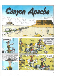 Extrait de Lucky Luke -37c1983- Canyon Apache